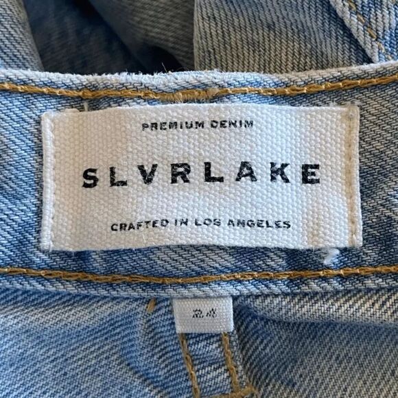 Slvrlake Savior West Coast Blue Jeans High Rise Cargo Size 24 - Picture 11 of 13
